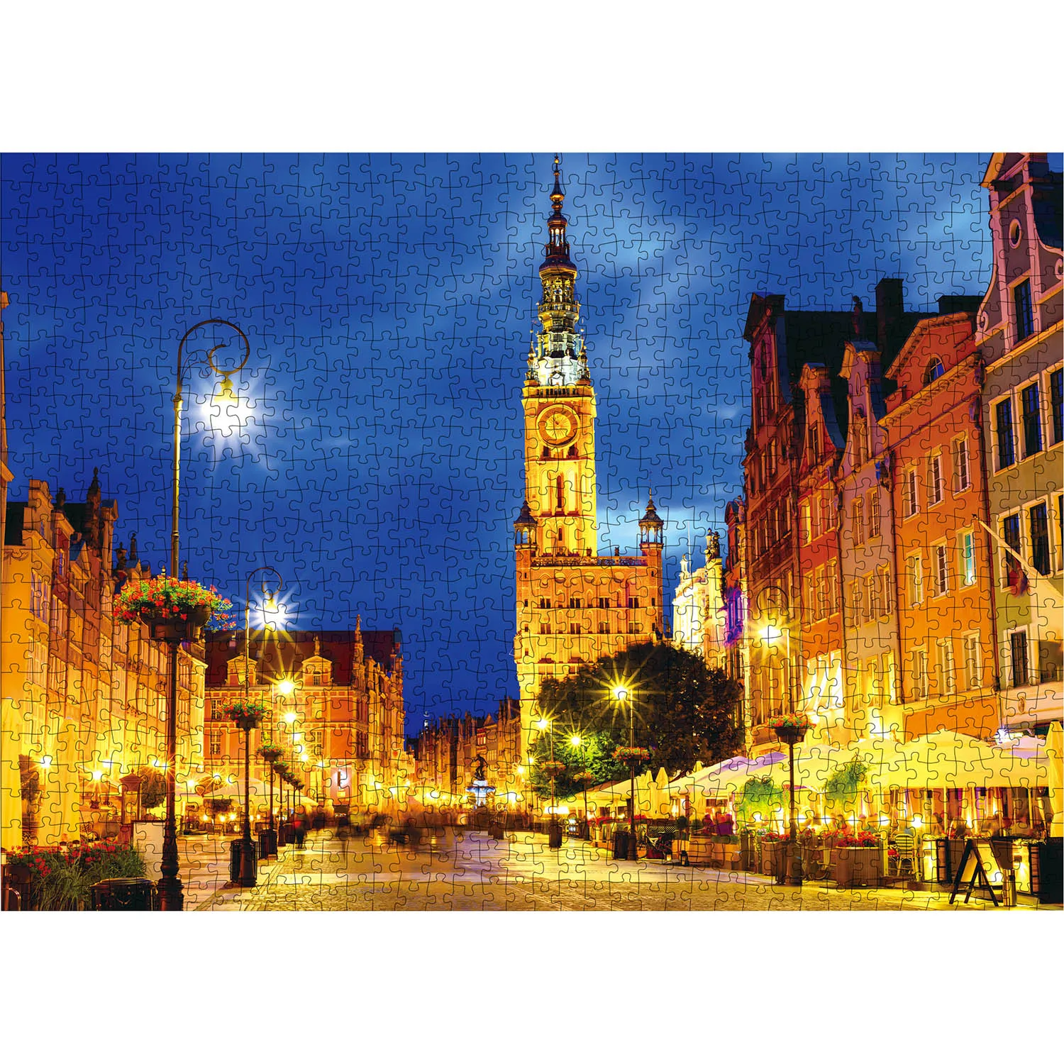 Puzzle Gdansk da 1000 pezzi per adulti Giochi di decorazioni per la casa Divertimento per la famiglia Puzzle da pavimento Giocattoli educativi per bambini