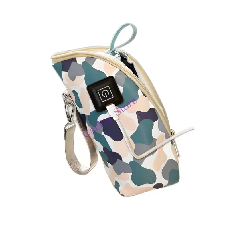 حقيبة نخب زجاجة حليب فاتر قابلة للنقل، خطة تغذية آمنة تعمل بالطاقة الكهربائية عبر USB #1