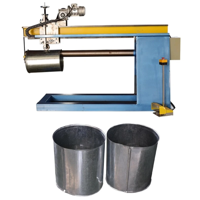 Efficient Round Duct Seaming Machine Galvanized Sheet Precision Seaming Equipment 130 150CM Horizontal Electric Customizable