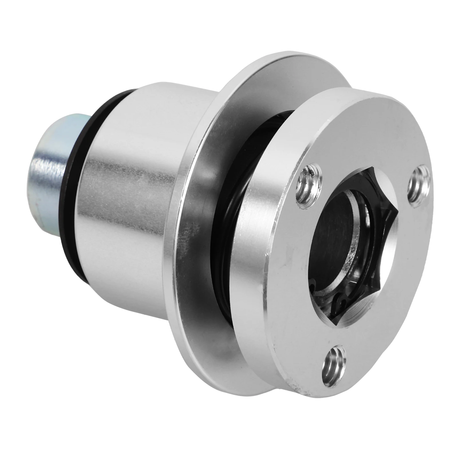 

Steering Wheel Quick Release Hub Adapter Aluminum Alloy Detachable Car Interior Accessories 360 Degree Rotation 3-Hole Design