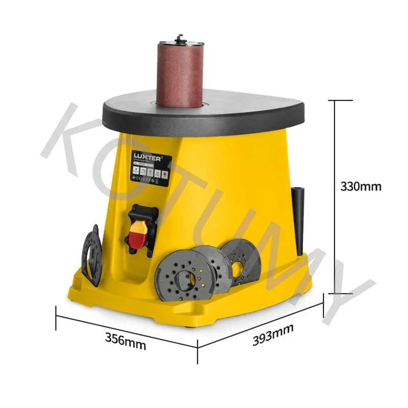 Electric Grinding 14-Inch Desktop Sand Column Machine Woodworking Furniture Shaft Sanding Belt Machine