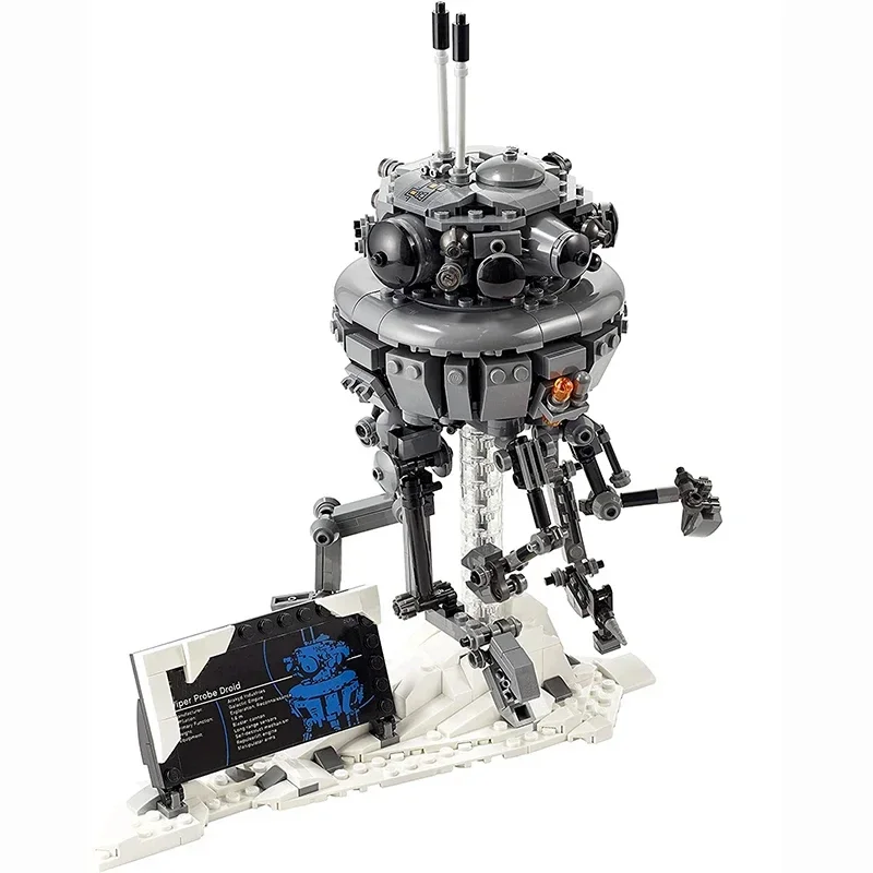 

Classic Imperial Probeing Droided Model Bricks Creative Idea Detection Robot Mach Building Blocks Toys for Kids Easter Gifts