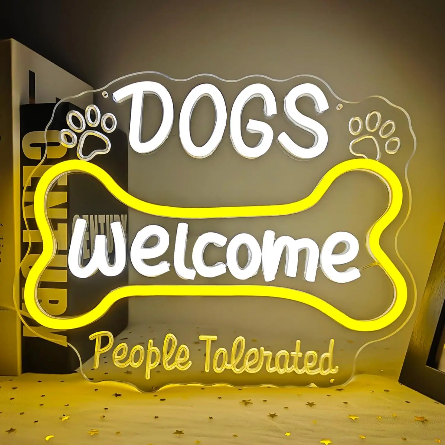 

Pet Shop Neon Sign USB Dimmable LED Light with Dog Theme for Home Door Office Bar Party Aesthetic Decor Gifts Night Light