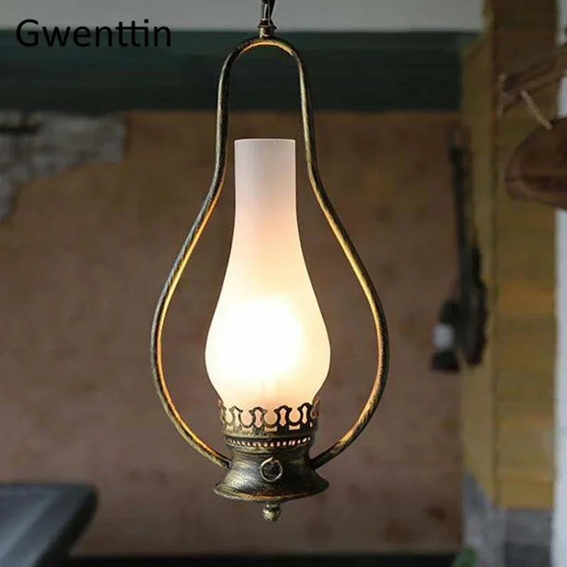 Retro Pendant Lights Hanglamp for Dining Room Bedroom Home Decor Ceiling Lighting Fixtures Loft Industrial Luminaria Chandelier