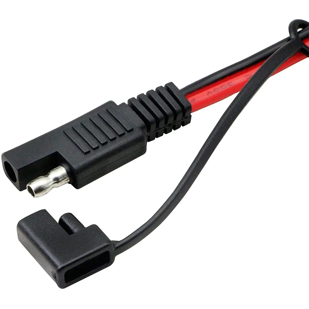 95CM 10AWG SAE to SAE 2 Pin Quick Disconnect Power Automotive Extension Cable Cap for Solar Panels Battrey Motorcycle Battrey