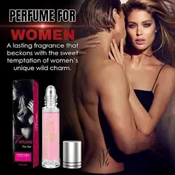 10ml Flirting Women Perfume Aphrodisiac Rolling Beads Long-lasting Pheromone Perfume Men Sexy Essential Oil Perfume Aphrodisiaqu