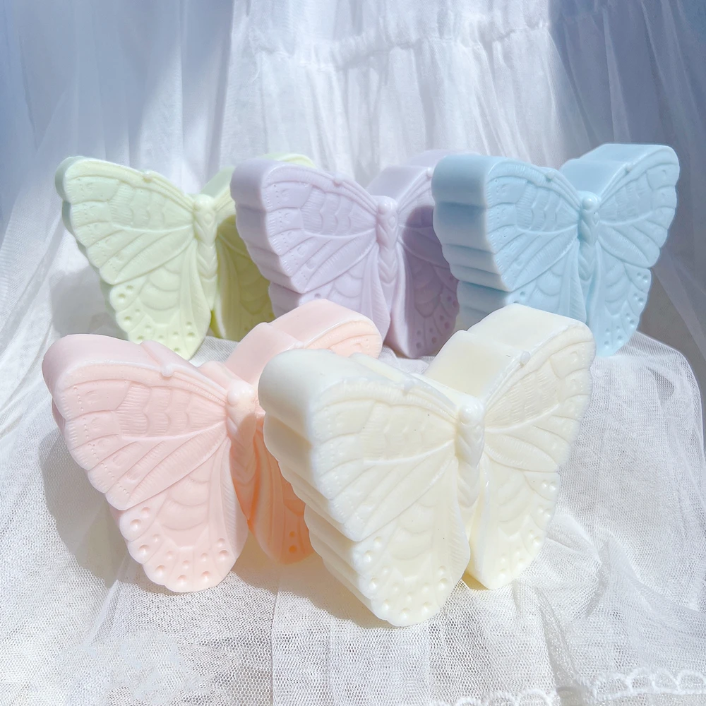 New Animal Butterfly Chocolate Mousse Cake Making Tool Large Butterfly Home Decor Aromatherapy Candle Silicone Mold