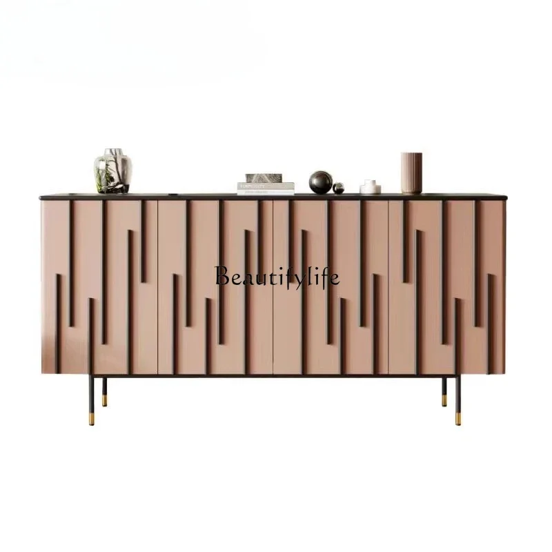 

ld 30Italian paint dining side cabinet living room entrance modern simple multi-functional tea storage chest