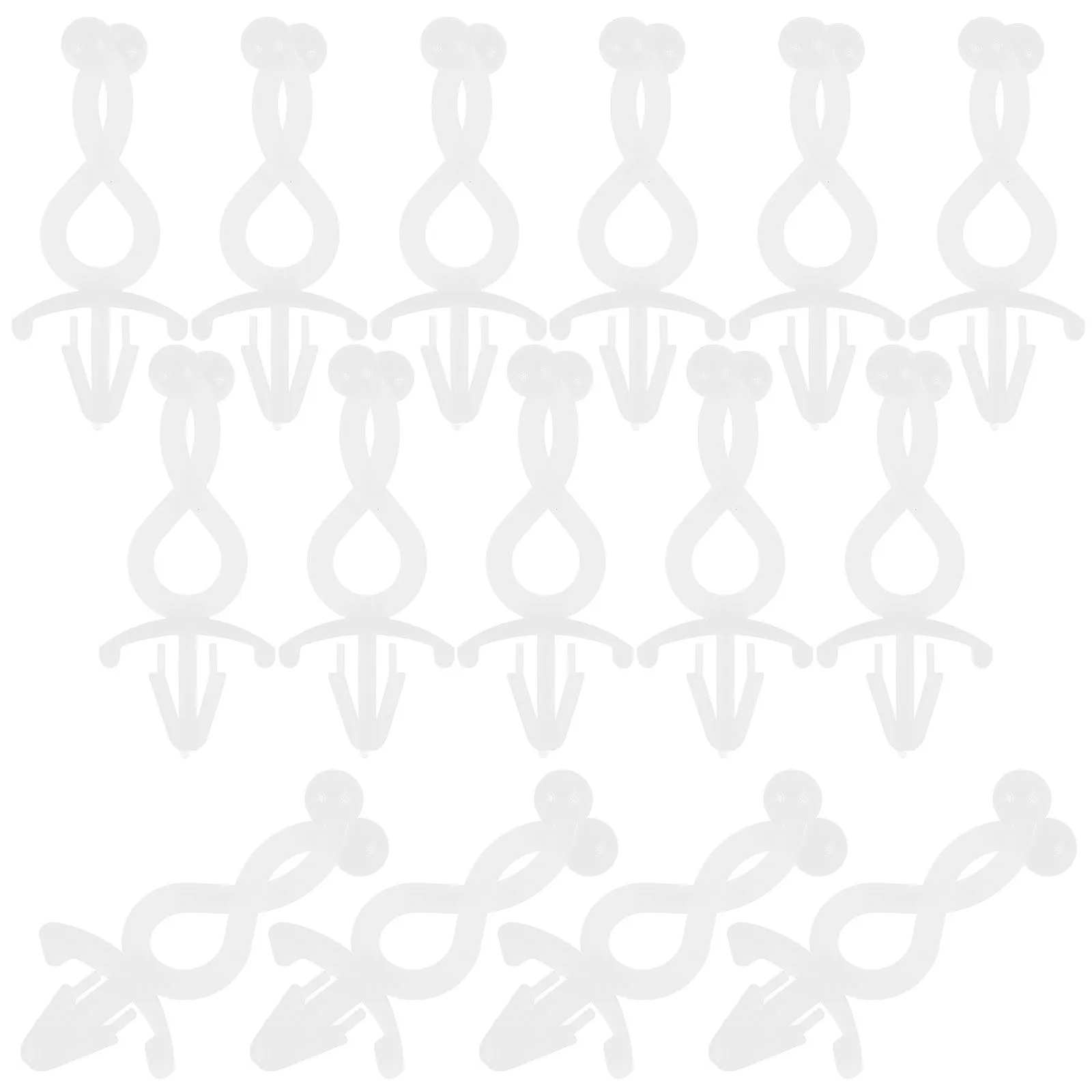 

100Pcs Cord Clips for Cable Management Strong Wire Harness Clips Easy Install Cable Clamps for Home Office Use