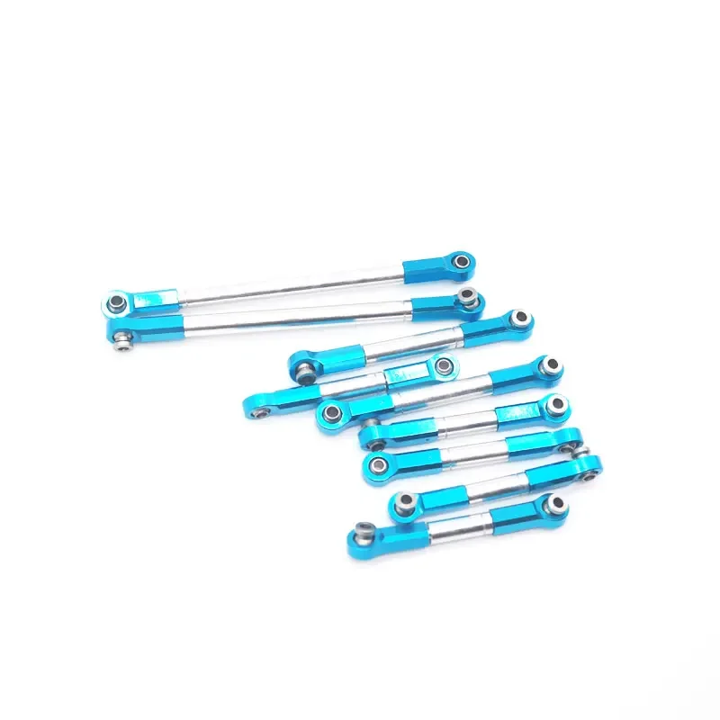 

Обновление металлических деталей, 9 шт., комплект рычагов для Feiyue FY03 WL 12428 1/12, радиоуправляемые багги, автозапчасти