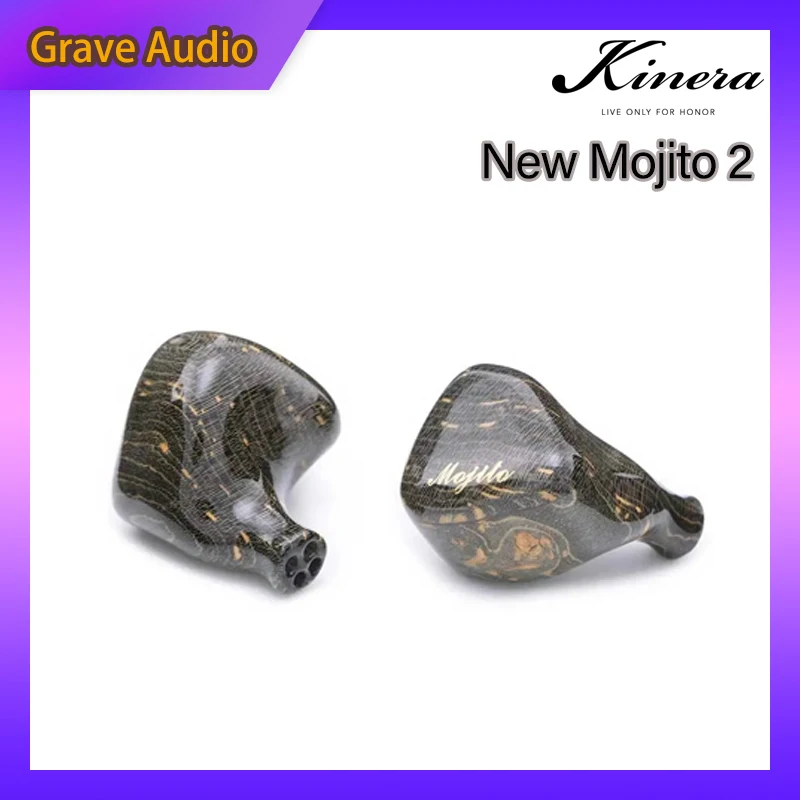 

Kinera QoA New Mojito 2 Earphone 2 Sonion BA+4 Knowles 6BA Driver Monitor HiFi DJ With 2Pin Silver-plated Copper Cable