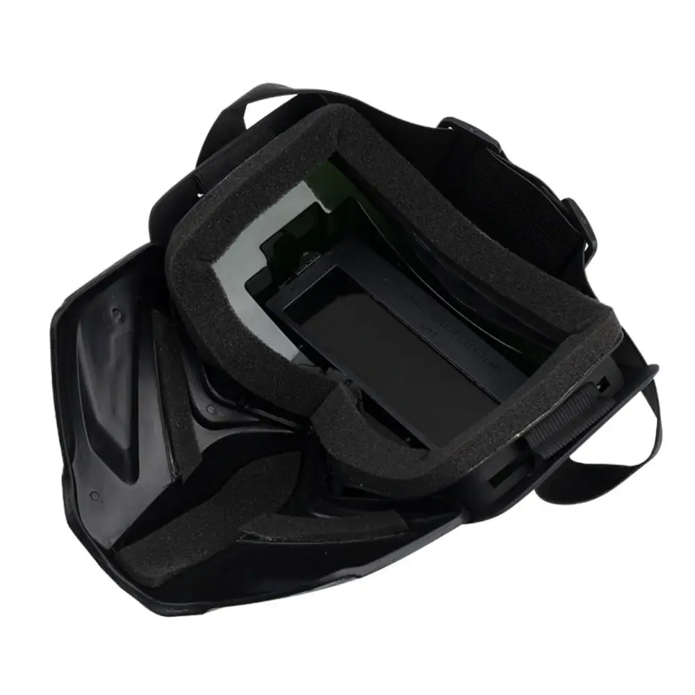 Auto Darkening Welding Mask Work Protective Impact Resistant Welding Glasses Adjustable Band Face Shield Face Protector Cutting