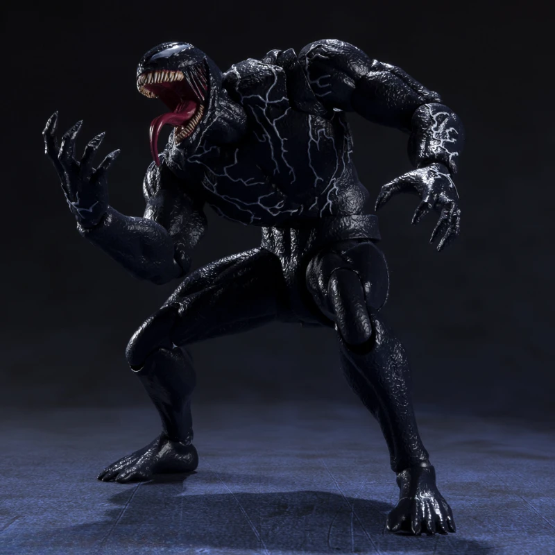 Originalità Marvel Universe Anime Figure SHF Venom 2 Action Figure Toys modello da collezione ornamenti Desktop bambola regali per bambini