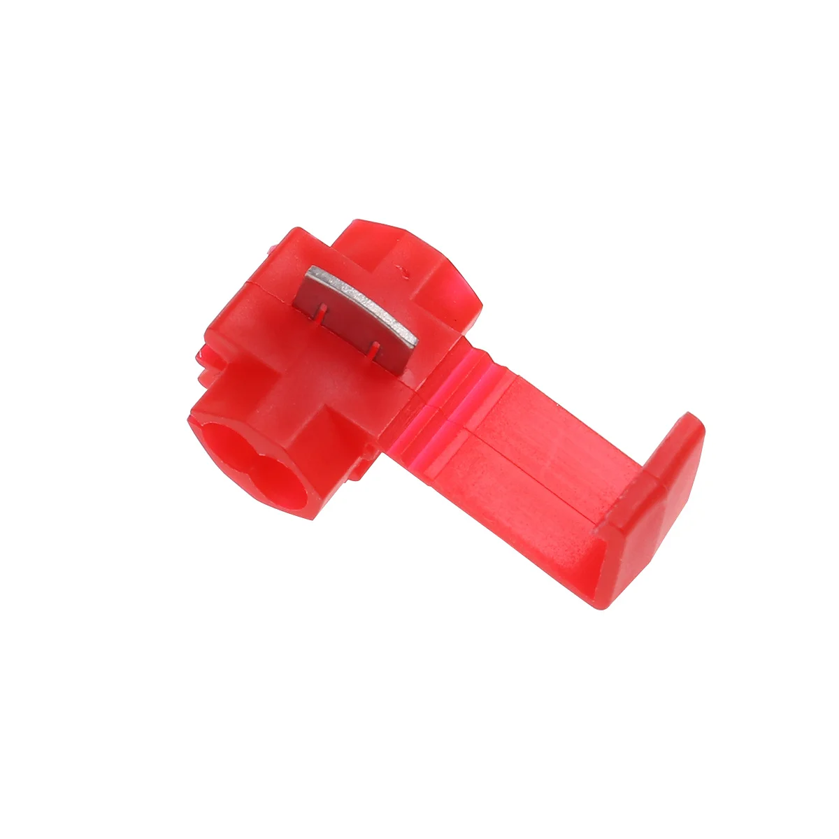 

50pcs Red Safety Insulator Tap Quick Splice Connector No Strip Crimping Electrical Wire Joining Terminal