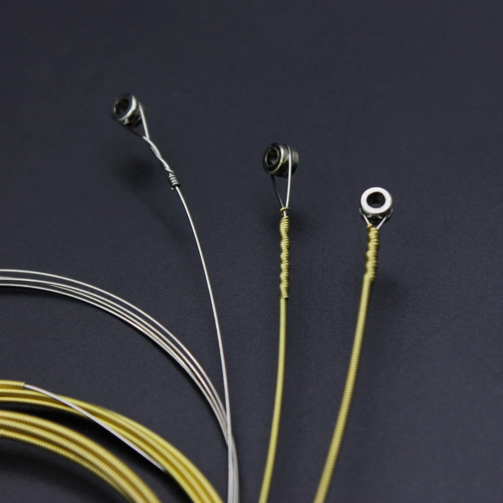 

1 set 1 Set Durable Replacement Guitar Accessories Guitar Strings Electric Acoustic String Metal Pack Professional Supplies