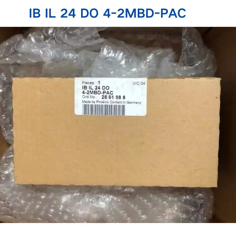 

Brand new, only open and sealed PHOENIX modular IB IL 24 DO 4-2MBD-PAC 2861988