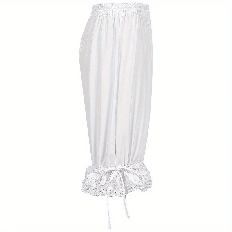 جديد أربعة مواسم الأوروبية والأمريكية بلون الدانتيل فضفاض السراويل النسائية، البنطلونات الدانتيل خمس نقاط السراويل