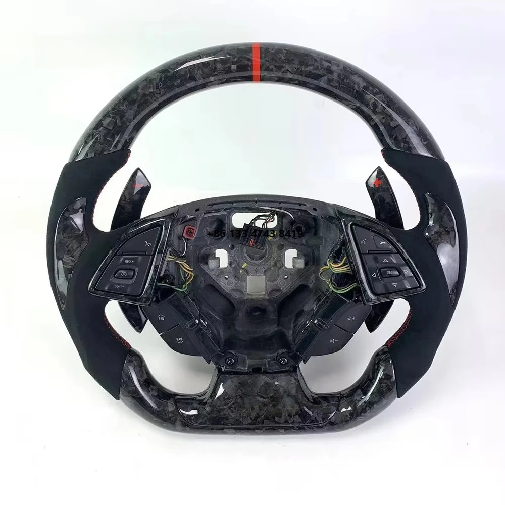 

Steering Wheel Carbon Fiber Steering Mount C6 C7 C8 SS ZL1 2010-2019 Support Customization