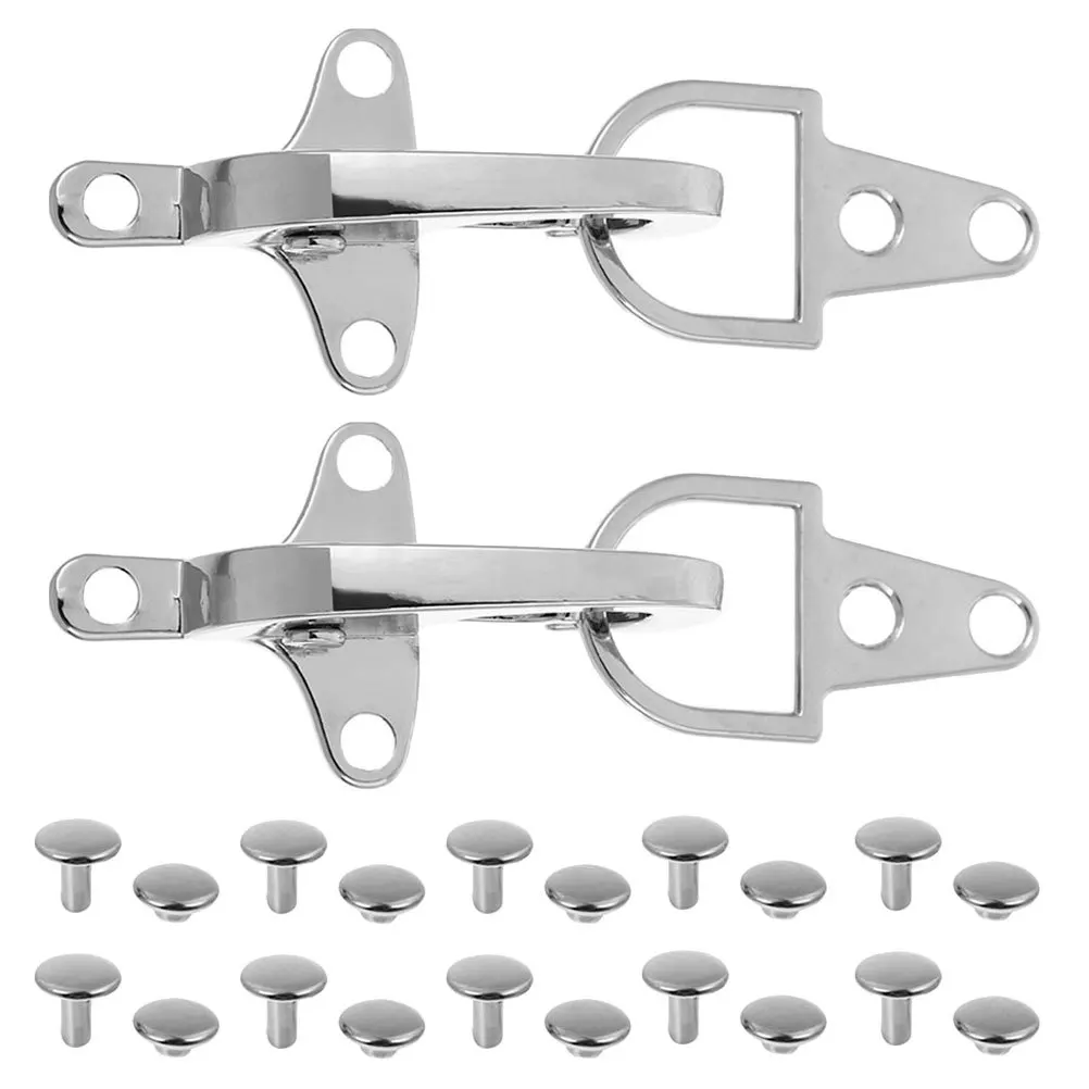 2 مجموعة المتشابكة مشبك معدني المشبك للمعاطف والسترات أحزمة أكياس الخصر الملابس والاكسسوارات سبائك الزنك المفاجئة تبديل إغلاق