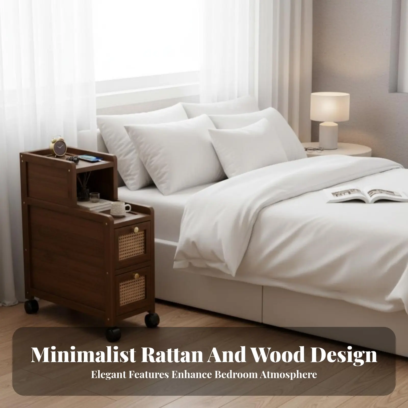 Narrow Drawer Chest Space-Saving Storage Cabinet Slim design Minimalist aesthetic for Homeowners, Small Spaces, Hallway