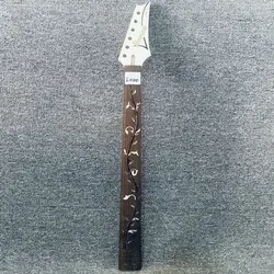 EN100 Custom Order Floyd Rose Electric Guitar Neck Maple+Rosewood 24 Frets Tree of Life Inlay with Damages for DIY Replace