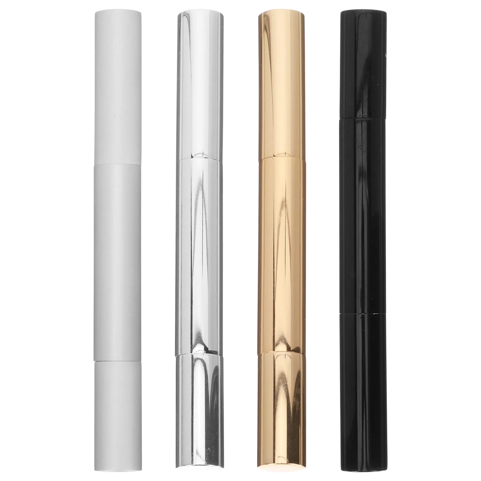 

4Pcs Travel-Friendly Empty Eyeliner Liquid Tube Lightweight Leak-Proof Applicator for Lip Gloss Nail Oil Eyelash Growth