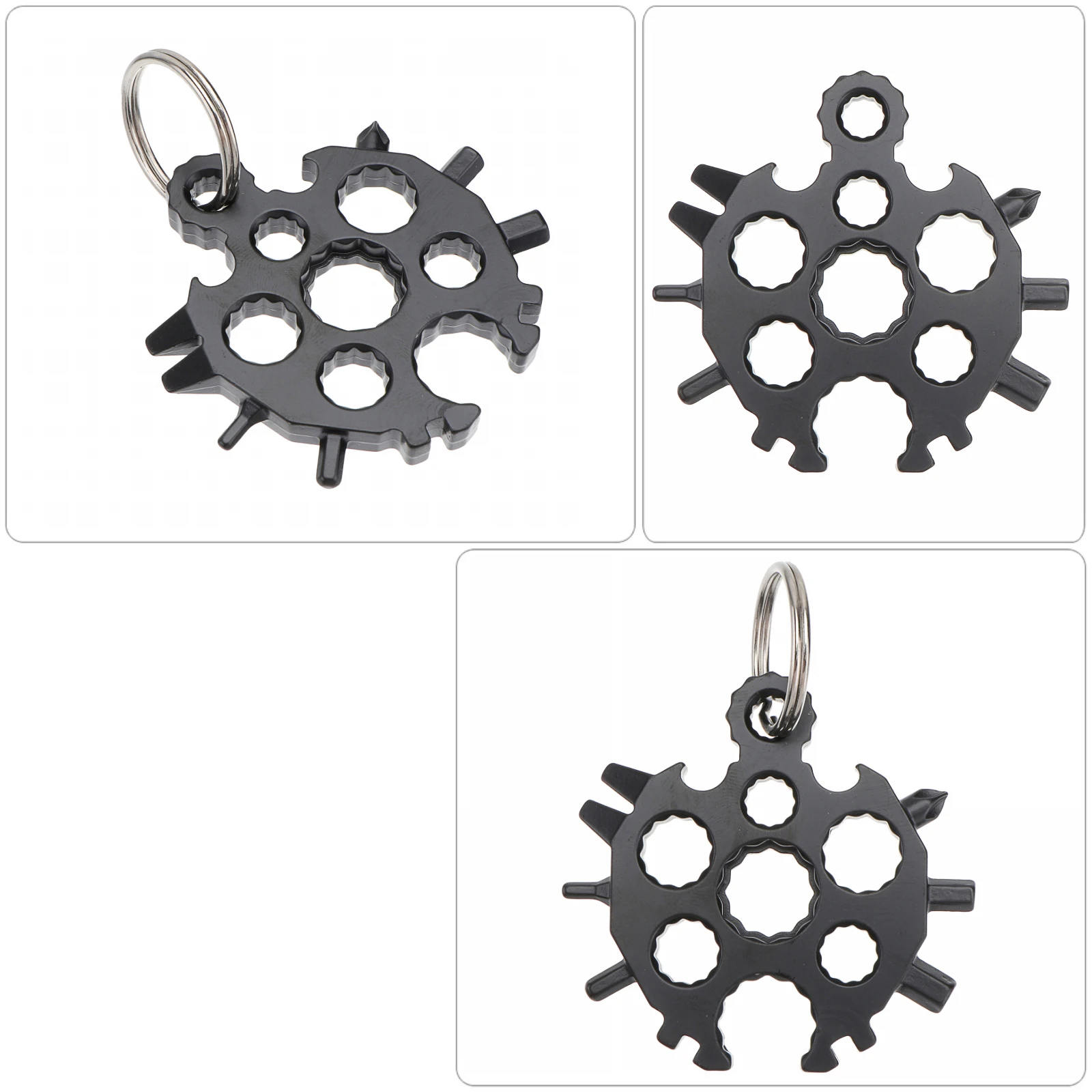 

Multifunctional Snowflake Wrench Stainless Steel Screwdriver Precision Gear Reliable Tool Camping Hiking Outdoor Gadgets