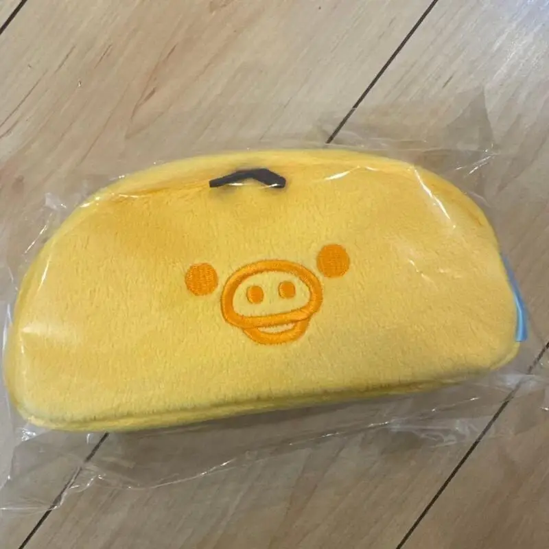 

Kiiroitori Rilakkuma Chicken Plush Toy Cartoon Bag Cosmetics Storage Bag Anime Peripheral Zero Wallet Birthday Gift for Boy Girl