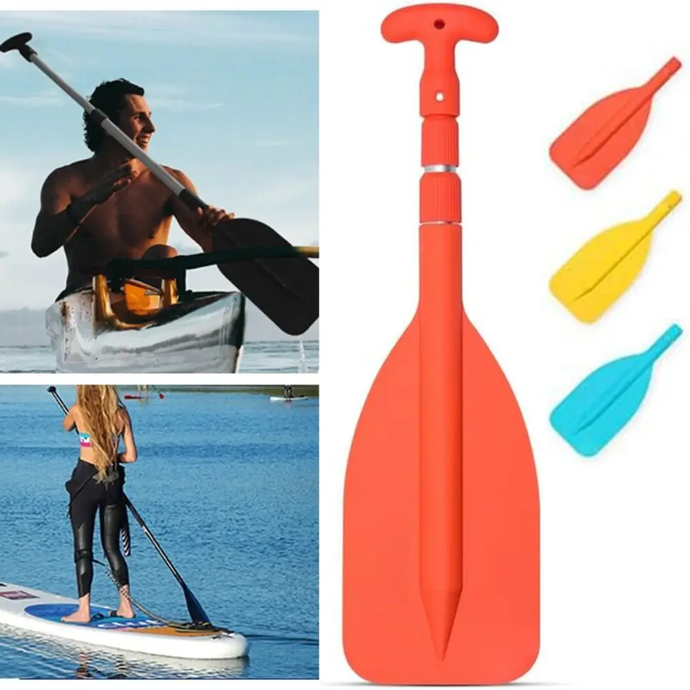 Telescoping Emergency Boat Paddle Aluminum Shaft Lightweight Boat Oars Adjustable Length Canoe Kayak Paddles