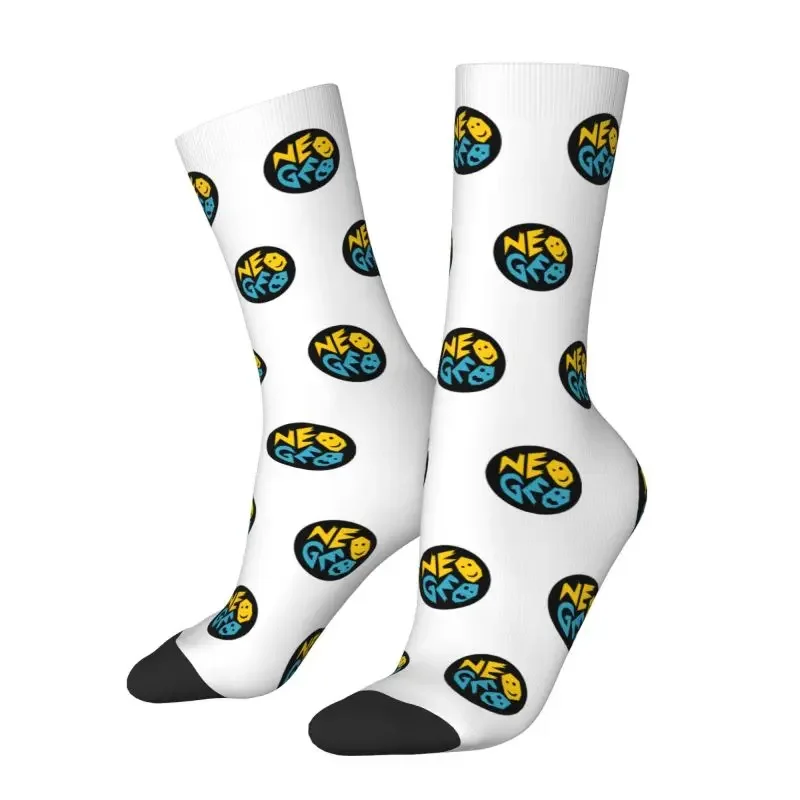 Funny Mens Neogeo Arcade Dress Socks Unisex Warm Comfortable 3D Print Crew Socks