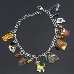 Cartoon The Lion Simba Nala Mufasa Charm bracciale gioielli braccialetti con ciondoli per bambini amici accessori per feste