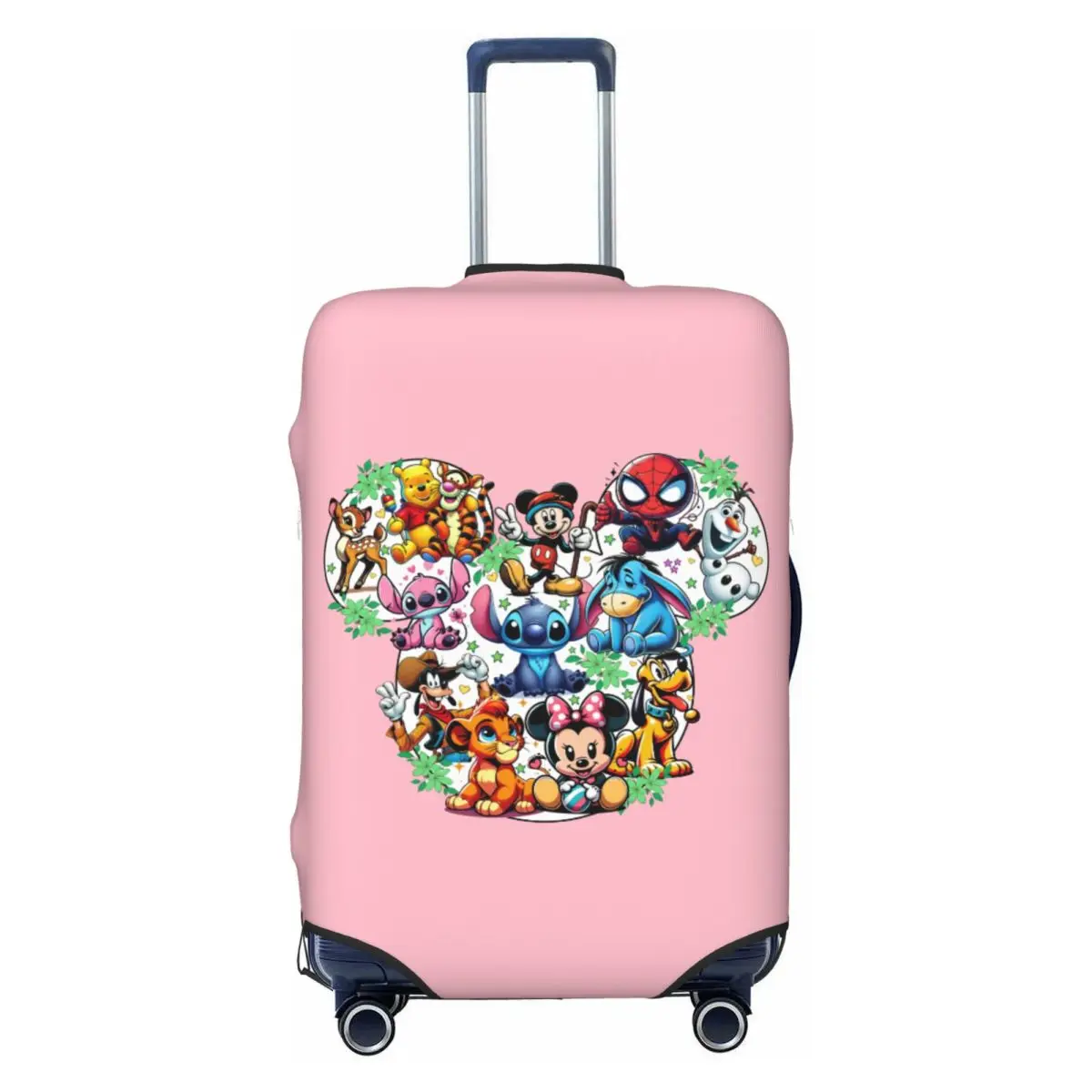 

Чехол для чемодана с изображением Микки Мауса в стиле аниме, модный защитный чехол для чемодана, подходит для чемоданов 18-32 дюймов
