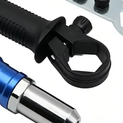 Aluminum Alloy Blind Rivet Conversion Kit Compatible with Electric Rivet Quick Installation and Reliable Performance