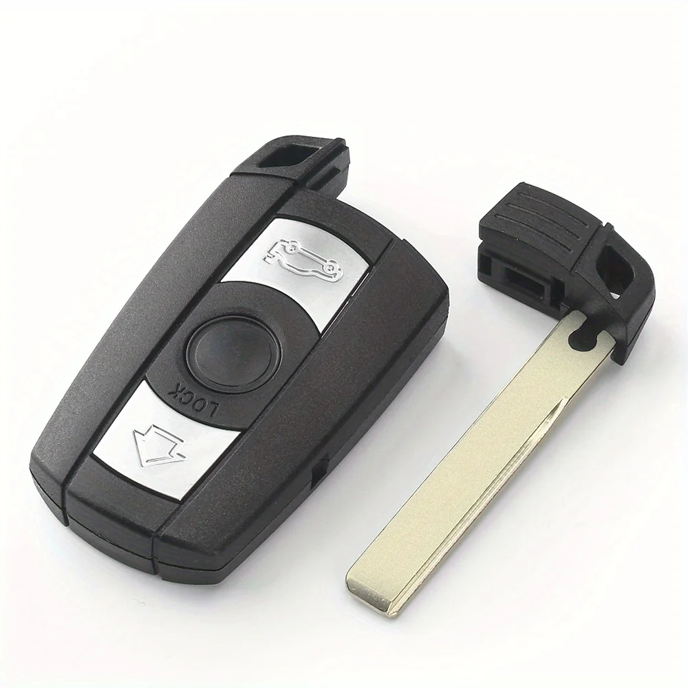 3-knops auto-sleutelbehuizing slimme afstandsbediening voor BMW voor 1 3 5 6 Serie voor E90 E91 E92 E60 E70 E71 E72 E82 E87 E88 E89