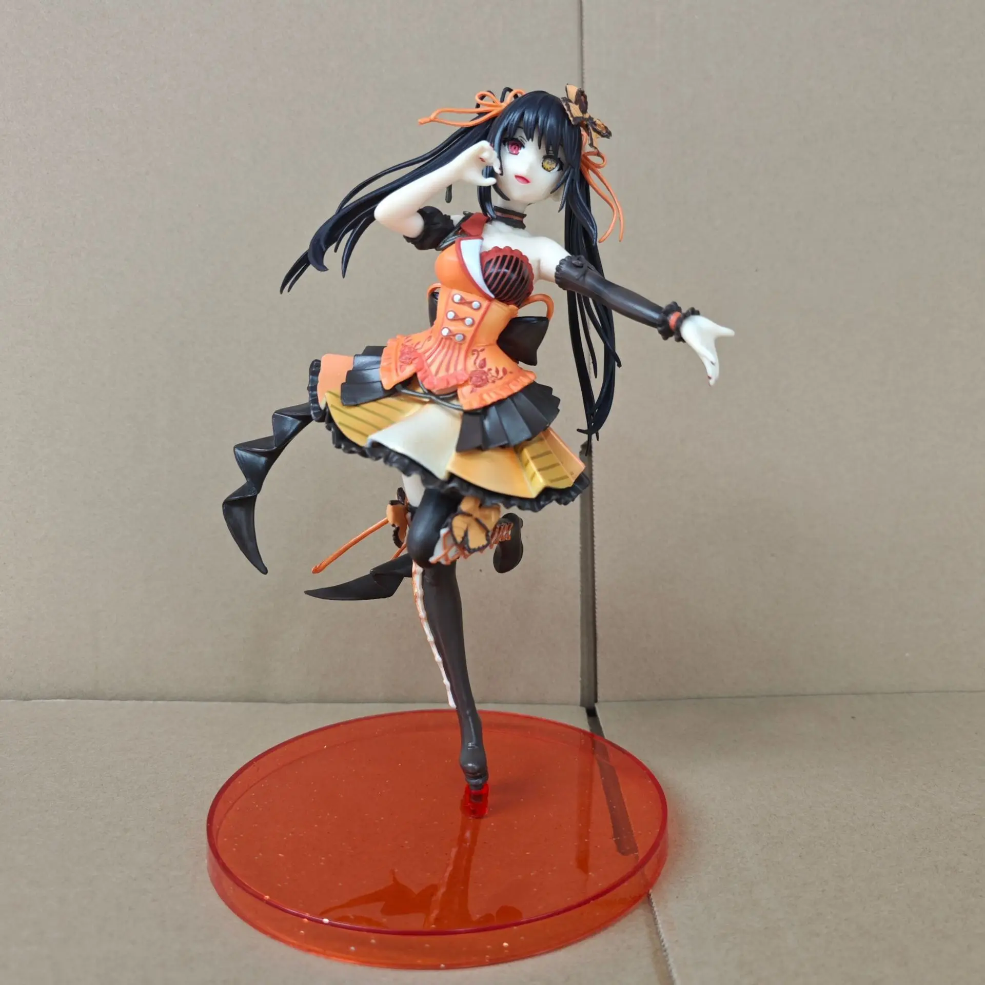 24cm data um romance ao vivo tokisaki kurumi pesadelo menina figura pvc anime brinquedo de ação jogo modelo colecionável boneca adulta presentes