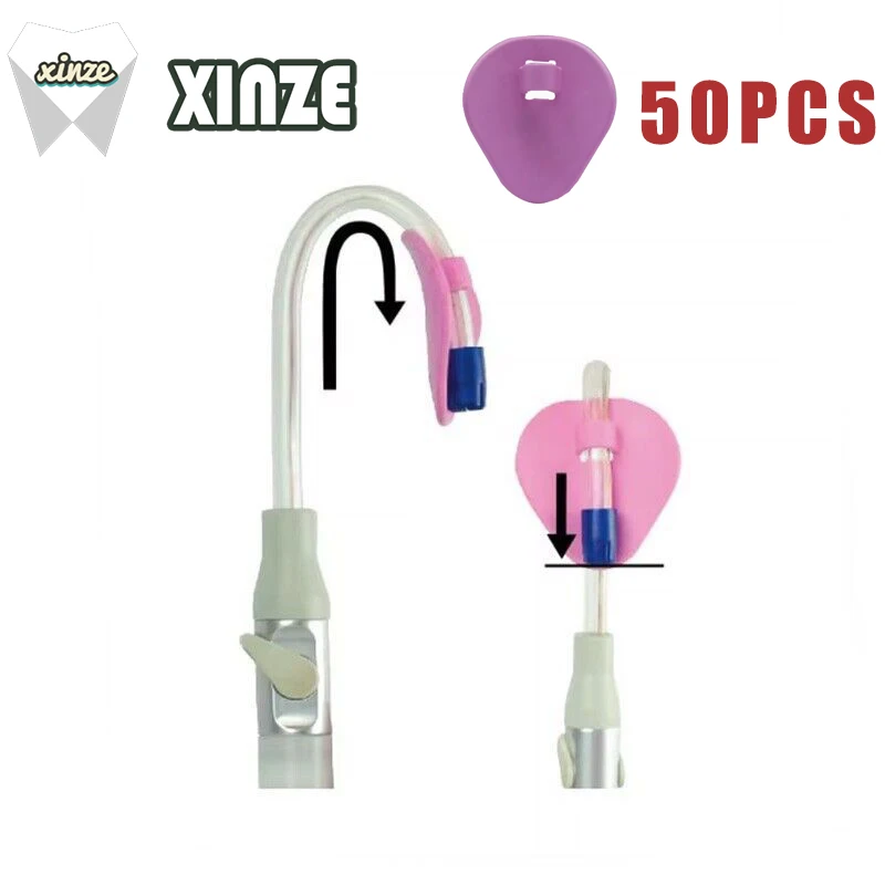 

Стоматологический держатель аспирационной трубки, выталкиватель слюны, позиционер трубки HVE, 50 шт.