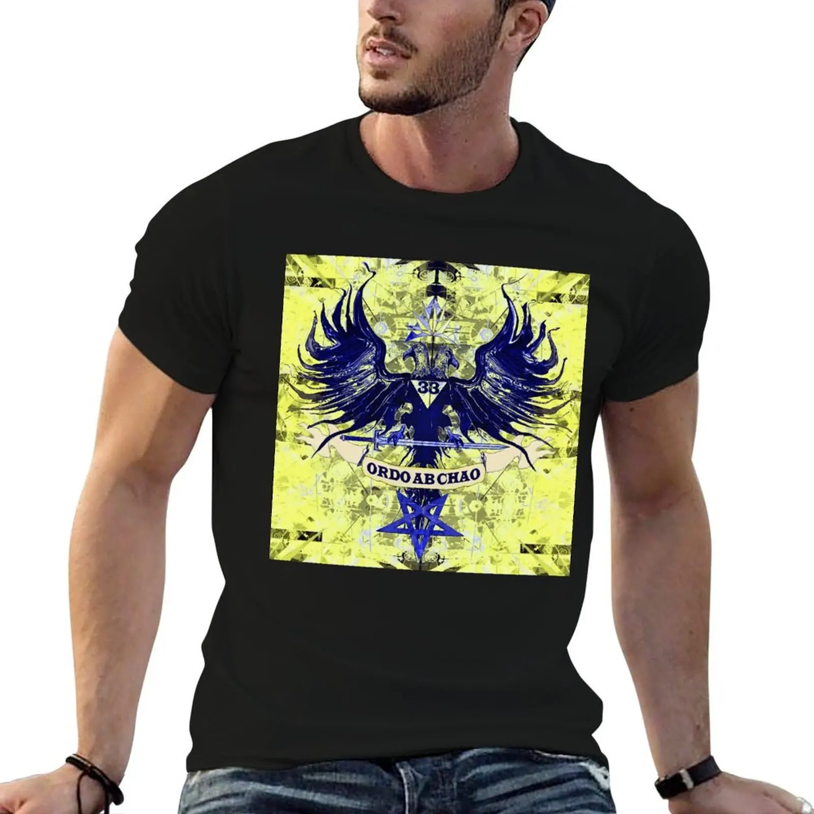 

ORDO AB CHAO 33 T-Shirt man tshirt t shirts for man cotton soft man t shirt luxury T-shirt