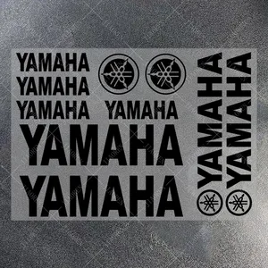 Vinyl für Yamaha Aufkleber -Logo Motorradtankfahrradfahrrad -Kit Dwaterproof Test 12 Hauptverkäufe Yamaha machen Körperteile - №6