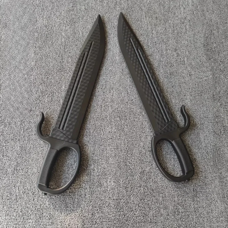 46cm Plastic Wing Chun Eight Knives Tang Hengdao Han Sword Samurai Blade Props Practice