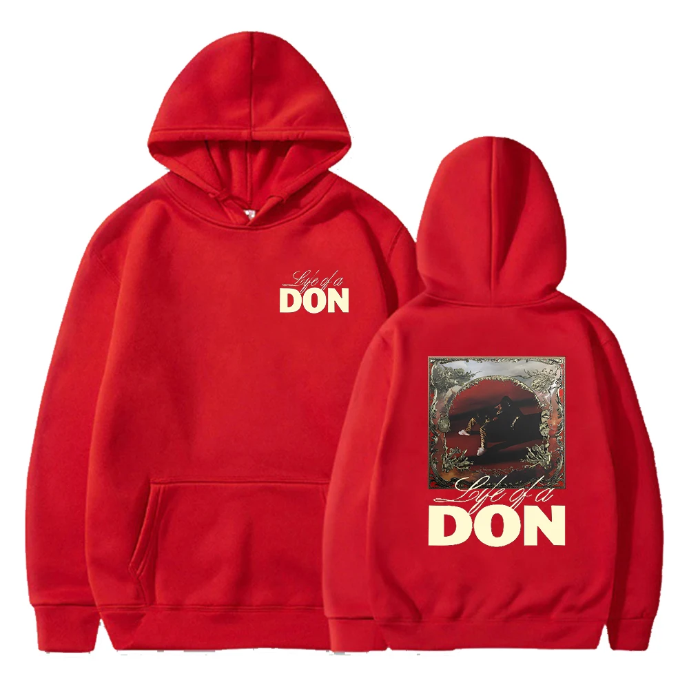 Don Toliver Life of a Don Hoodie Pop Singer Long Sleeve Streetwear Women Men Hooded Sweatshirt World Tour Hip Hop Clothes