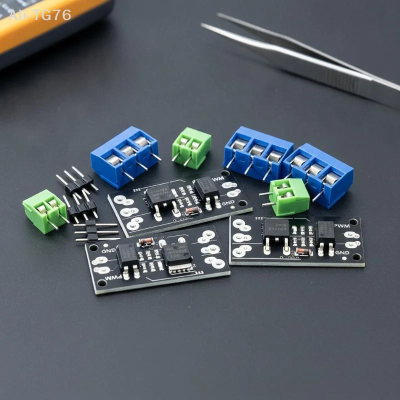 [P] 1 Set FR120N LR7843 D4184 Opto-Isolated MOSFET Switch Module PWM 3.3V/5V Control Replace Mechanical Relay DC Load Driver PCB