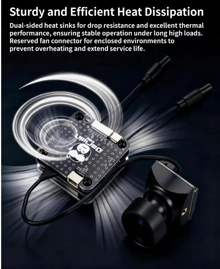 DarwinFPV HiLink HD VTX 1080P 90FPS Low Latency FPV Camera IMX415 160° FOV Plug & Play Drone Video Transmitter