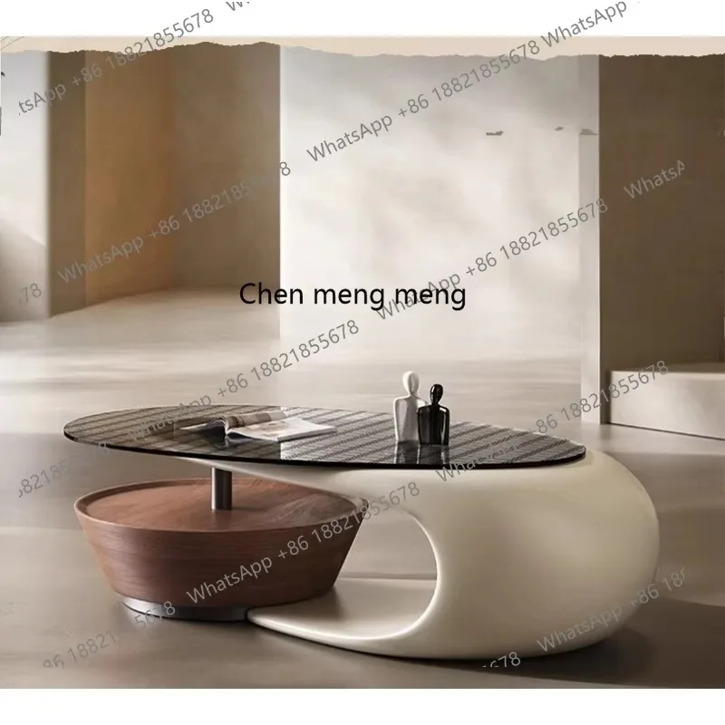 A139 Coffee table living room modern simple windshield light luxury high-end villa special-shaped