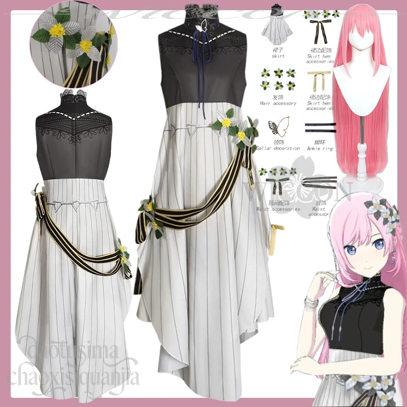 

Luka косплей аниме игровой проект Sekai Leo/need 4,5-летия костюм элегантный жилет без рукавов платье классическая вечеринка в стиле Лолиты