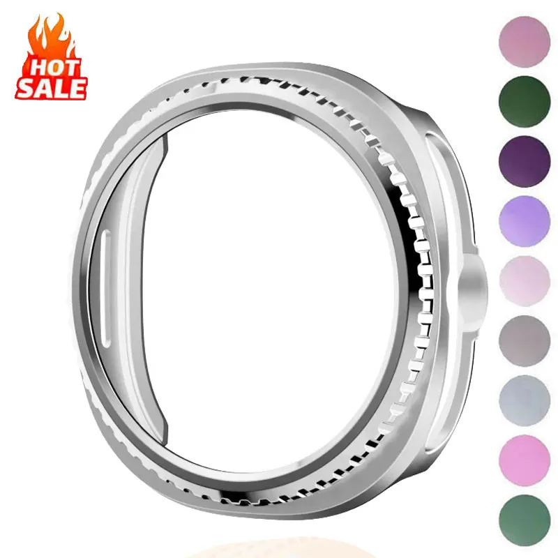 Bezel Ring+Cover Case for Samsung Galaxy Watch 8 classic 46mm Protector Hard PC Bumper Shell Galaxy Watch 8 classic protective