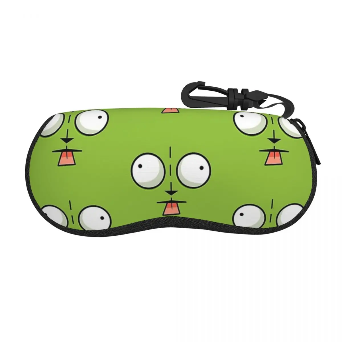 Gir Face - Invader Zim Cartoon Shell Glasses Case Protective Sunglasses Box Women Men Soft Eyeglasses Bag Pouch