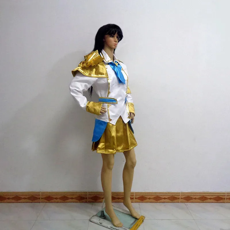 CyLOL Luxanna Battle Academia Prestige Lux Halloween Uniform Outfit Cosplay Costume Customize Any Size