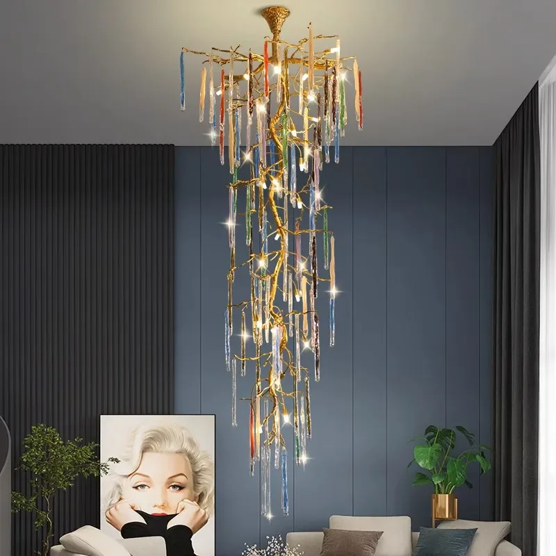 Nordic home decor dining room Pendant lamp lights indoor lighting crystal lamp hanging light chandelier lamps for living room