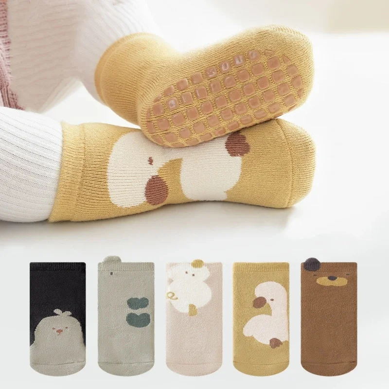 

Thick Warm Kids Fashion Trampoline Socks Baby Middle Tube Stockings Long Socks Infant Toddler Children Boys Girls Thermal Socks