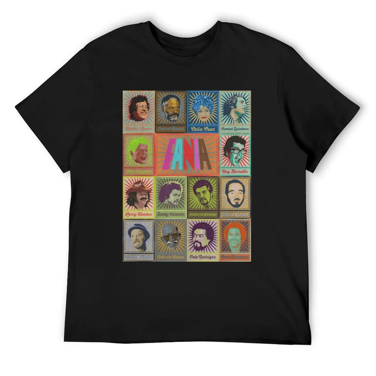 Fania Stars Poster Classic T-Shirt graphic t shirt vintage for a boy Men's t shirts